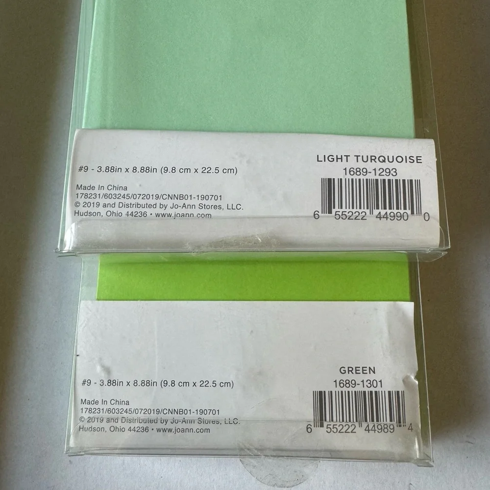 Assortment Packages Of Park Lane Card & Envelope Canvas Laser Cut Petal Lot